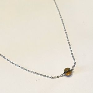 Sterling Silver 925 Opal Necklace